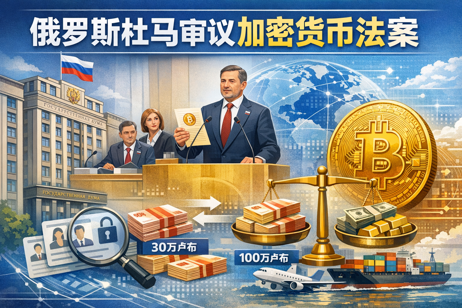 俄罗斯国家杜马对加密货币法案进行最终审议