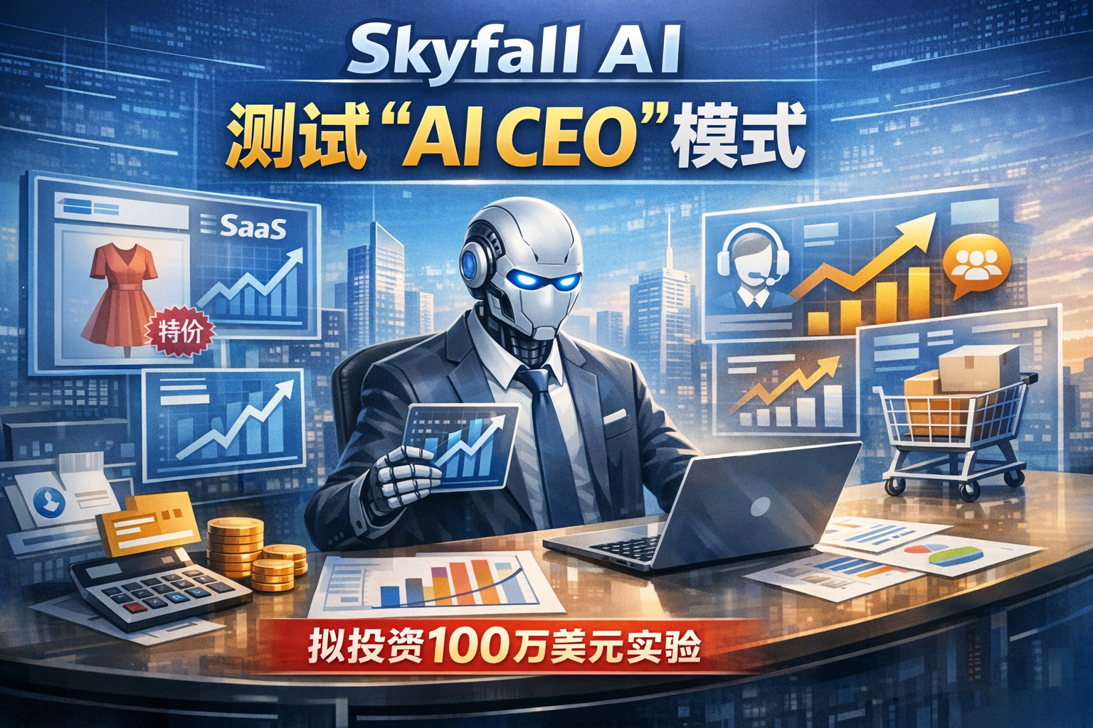 前微软AI团队成员创立Skyfall AI,拟投资100万美元测试“AI CEO”模式