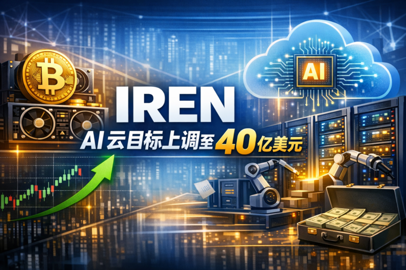 矿企 IREN 股价上涨逾 15%,AI 云业务目标上调至 40 亿美元-指挥使社区 - 真实线索、热点议题与深度观察