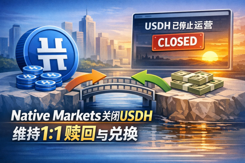 Native Markets关闭USDH,未来数月维持1:1赎回与兑换-指挥使社区 - 真实线索、热点议题与深度观察