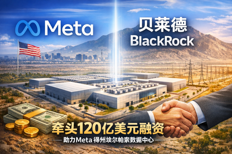贝莱德牵头120亿美元债务融资 支持Meta得州埃尔帕索数据中心-指挥使社区 - 真实线索、热点议题与深度观察