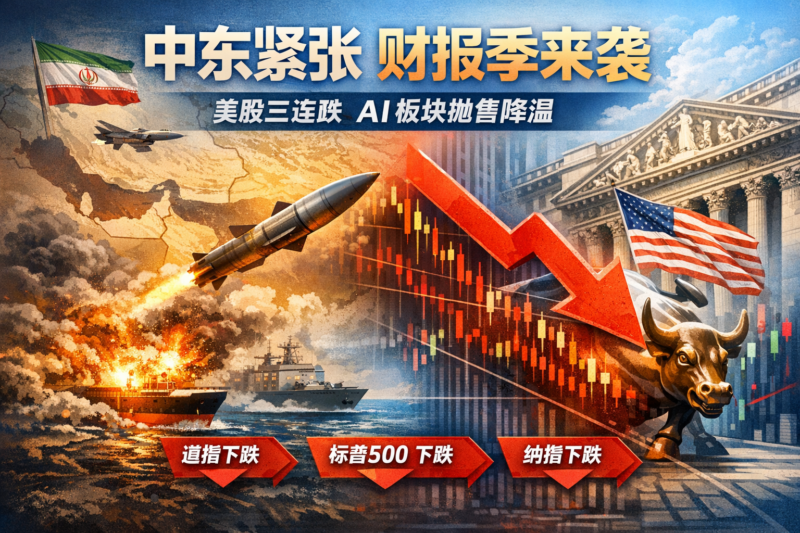 中东局势与财报季双重施压,美股三连跌,AI股抛售暂歇-指挥使社区 - 真实线索、热点议题与深度观察