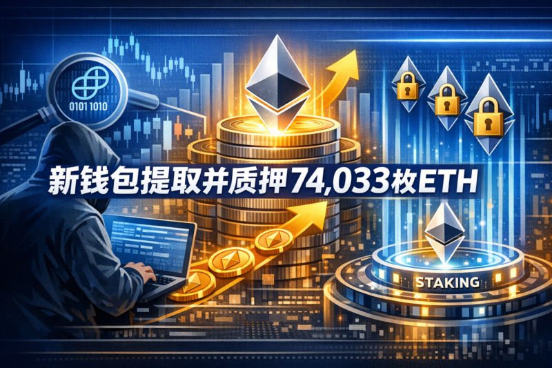 链上侦探：新建钱包提取并质押74,033枚ETH-指挥使社区 - 真实线索、热点议题与深度观察