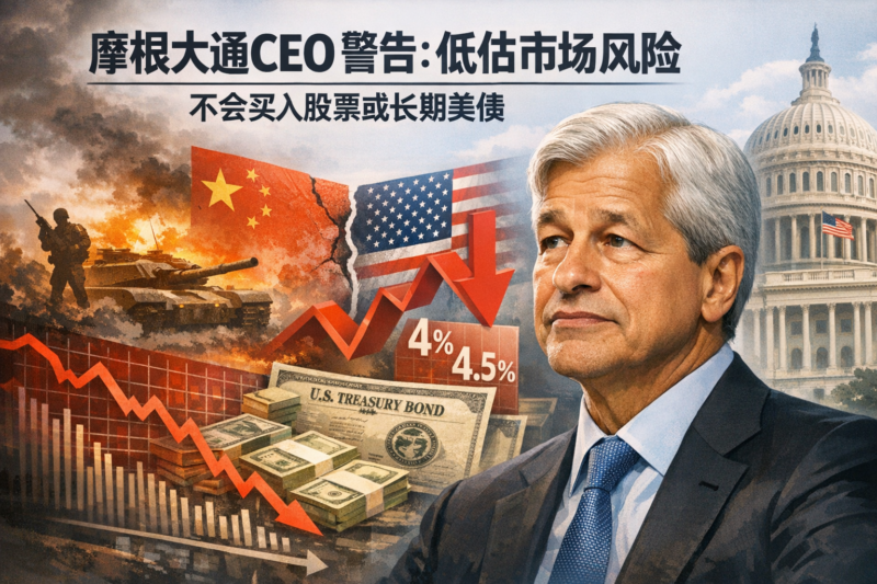摩根大通CEO:投资者低估市场风险,当前不会买入股票或长期美债-指挥使社区 - 真实线索、热点议题与深度观察