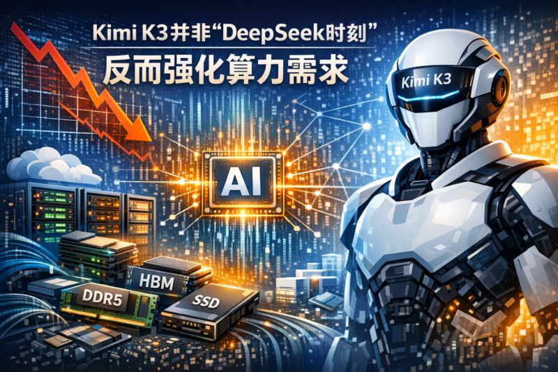 华尔街机构:Kimi K3并非“DeepSeek时刻”再现,反而强化算力需求-指挥使社区 - 真实线索、热点议题与深度观察