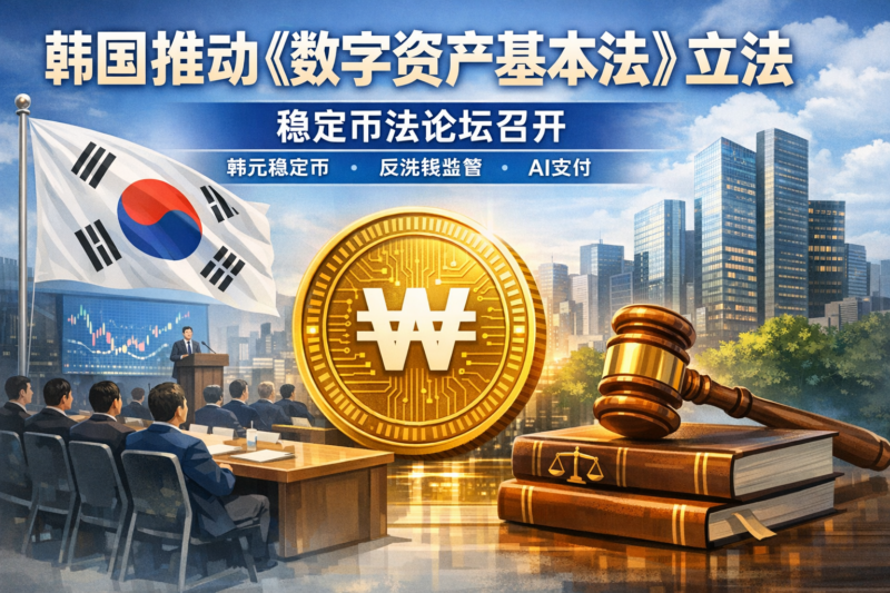 韩国政府召开首场稳定币法论坛,拟推动《数字资产基本法》年内立法-指挥使社区 - 真实线索、热点议题与深度观察