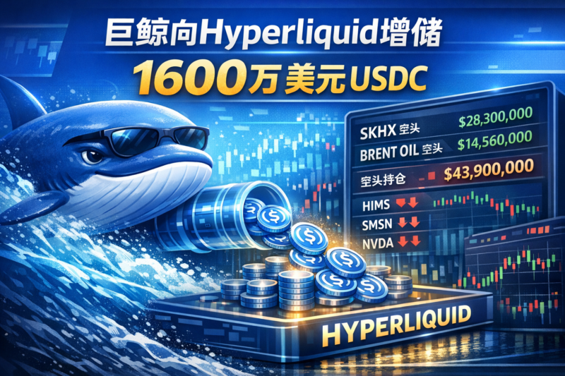 某巨鲸在Hyperliquid增储1600万美元USDC-指挥使社区 - 真实线索、热点议题与深度观察