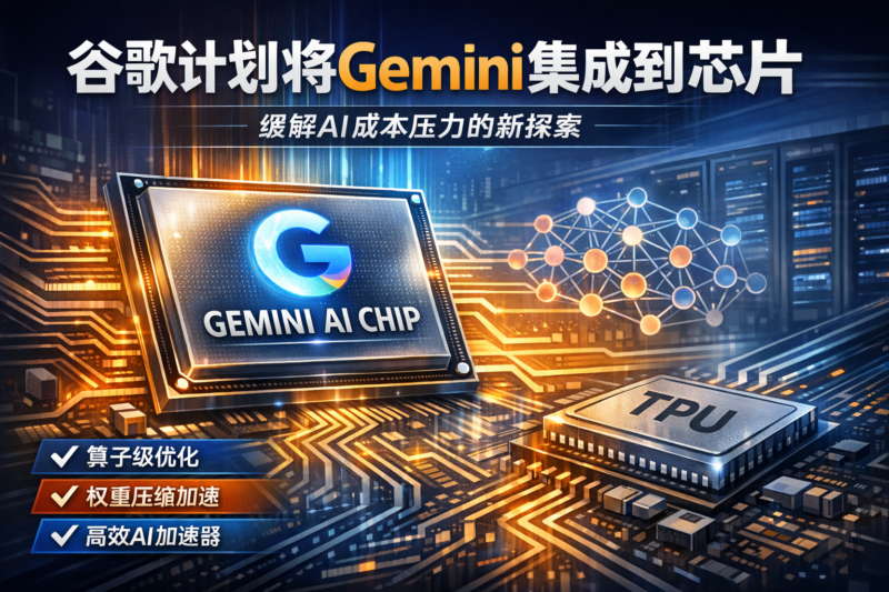 谷歌计划将Gemini模型集成到芯片:AI成本压力的潜在缓解方案-指挥使社区 - 真实线索、热点议题与深度观察