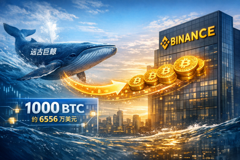某远古巨鲸向Binance转入1000枚比特币-指挥使社区 - 真实线索、热点议题与深度观察