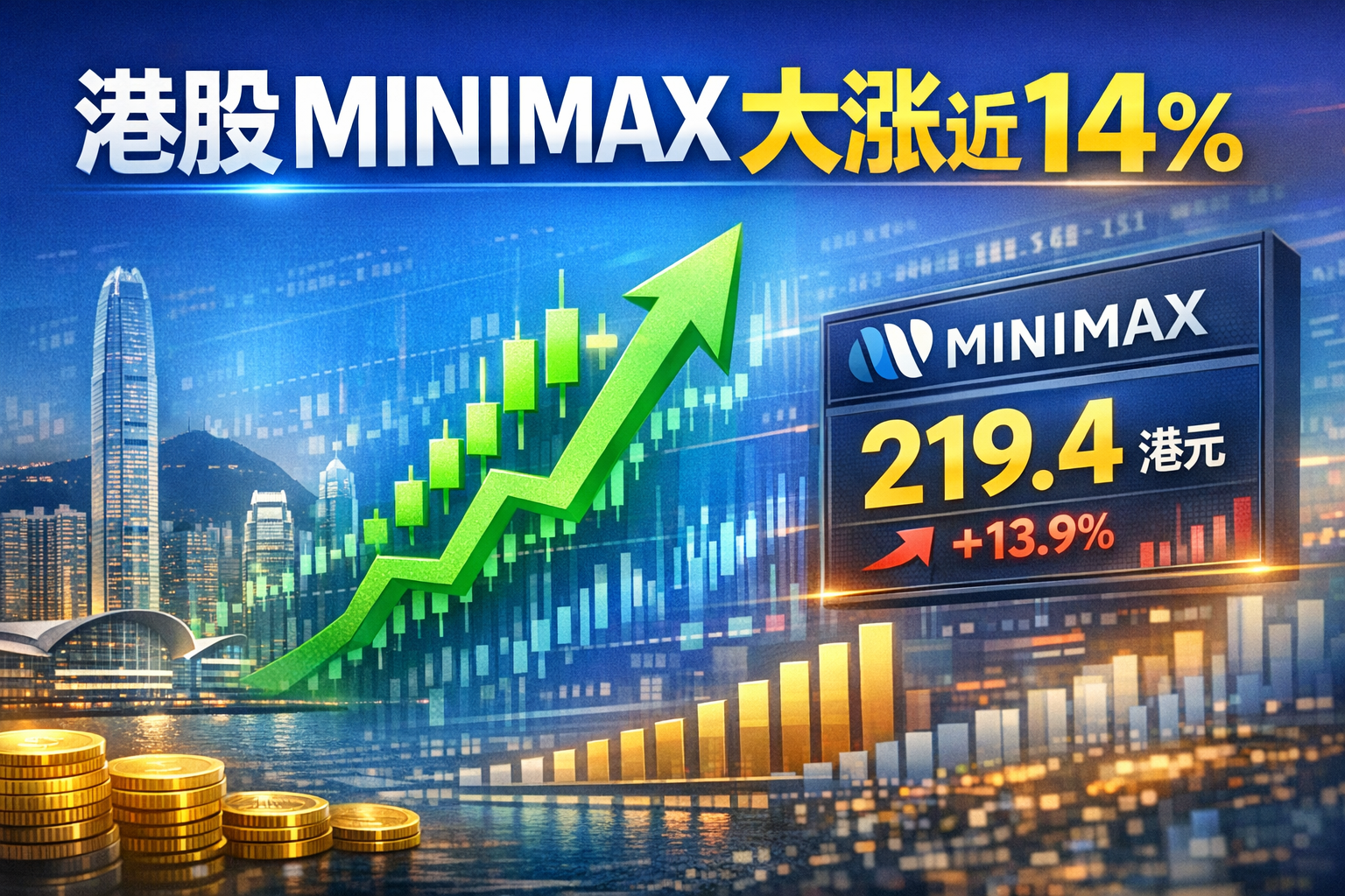 港股MINIMAX大涨近14%