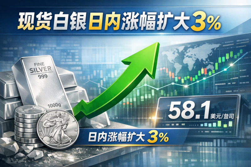 现货白银日内涨幅扩大3%-指挥使社区 - 真实线索、热点议题与深度观察