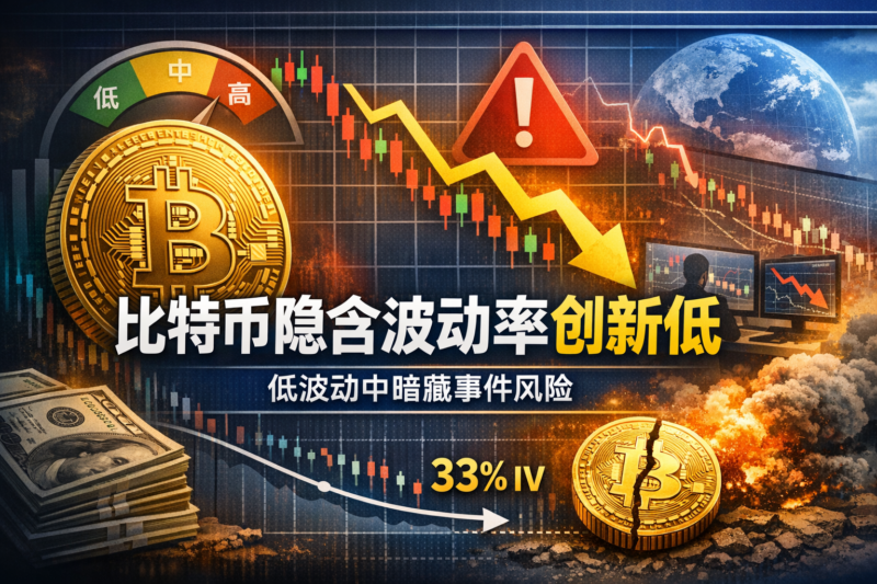 HTX DeepThink:BTC隐含波动率跌至历史低位,低波动之下或暗藏事件风险-指挥使社区 - 真实线索、热点议题与深度观察