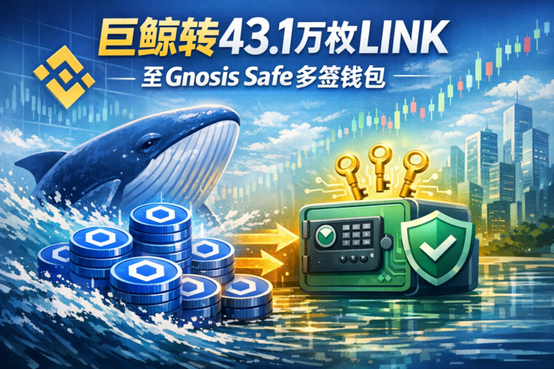 链上侦探:巨鲸将43.1万枚LINK转入Gnosis Safe多签钱包-指挥使社区 - 真实线索、热点议题与深度观察