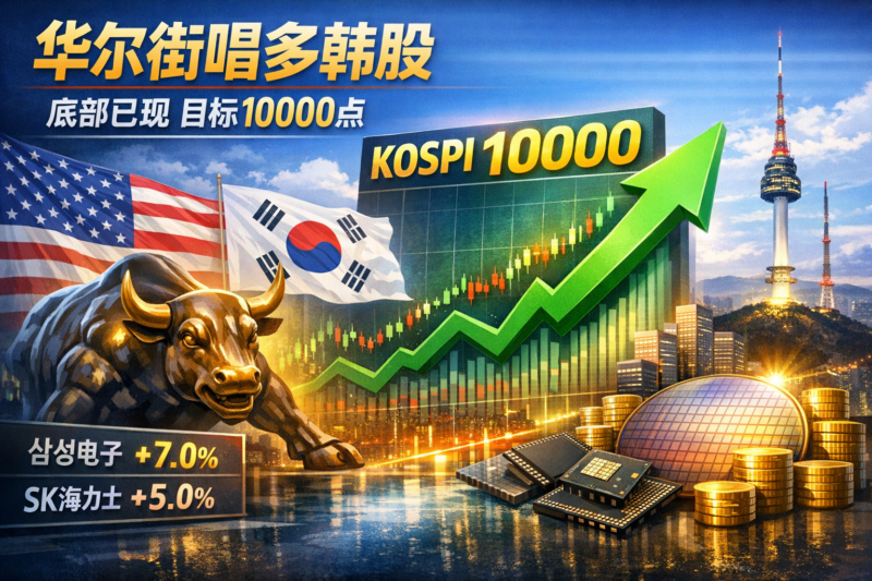 华尔街唱多韩股:底部已现,目标10000点-指挥使社区 - 真实线索、热点议题与深度观察