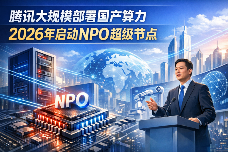 腾讯大规模部署国产化算力,2026年第四季度启动NPO超级节点-指挥使社区 - 真实线索、热点议题与深度观察