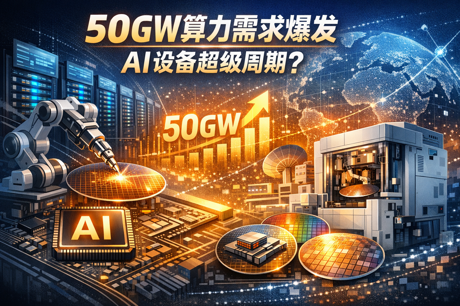 伯恩斯坦解读:50GW算力重估设备股,AI设备超级周期来了?