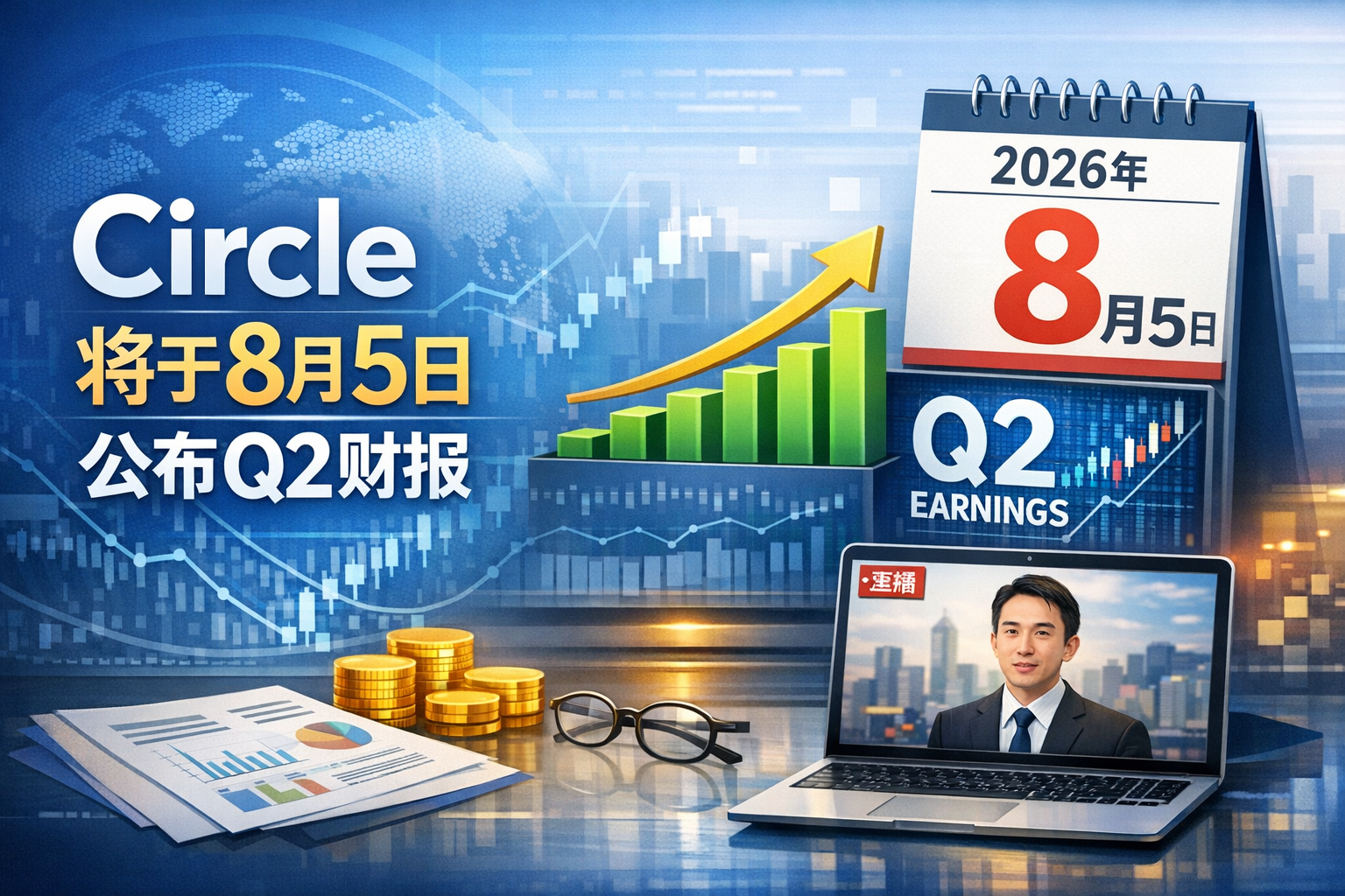Circle将于8月5日公布Q2财报
