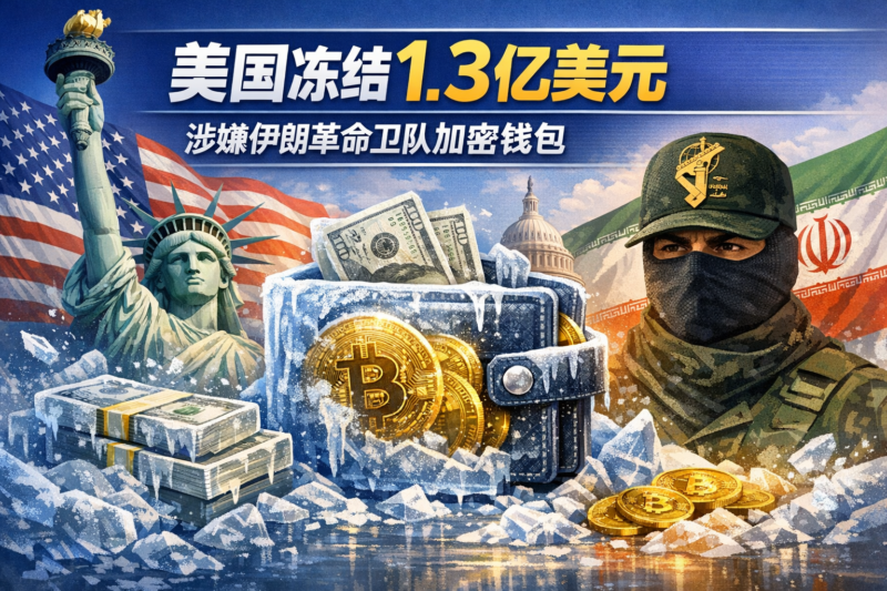 美国冻结1.3亿美元涉嫌伊朗伊斯兰革命卫队的加密钱包-指挥使社区 - 真实线索、热点议题与深度观察