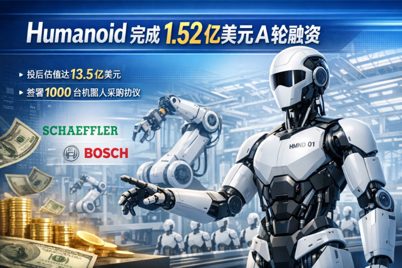 融资进展丨Humanoid 完成 1.52 亿美元 A 轮融资-指挥使社区 - 真实线索、热点议题与深度观察
