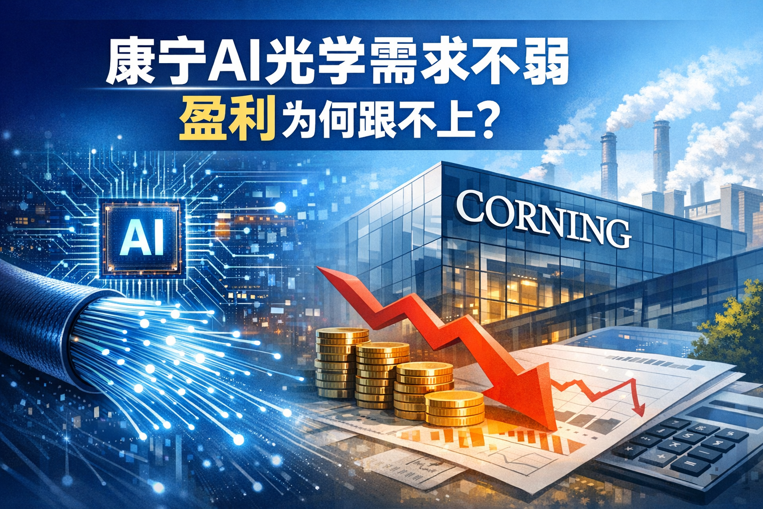 摩根士丹利解读：康宁AI光学需求不弱，盈利为何跟不上？