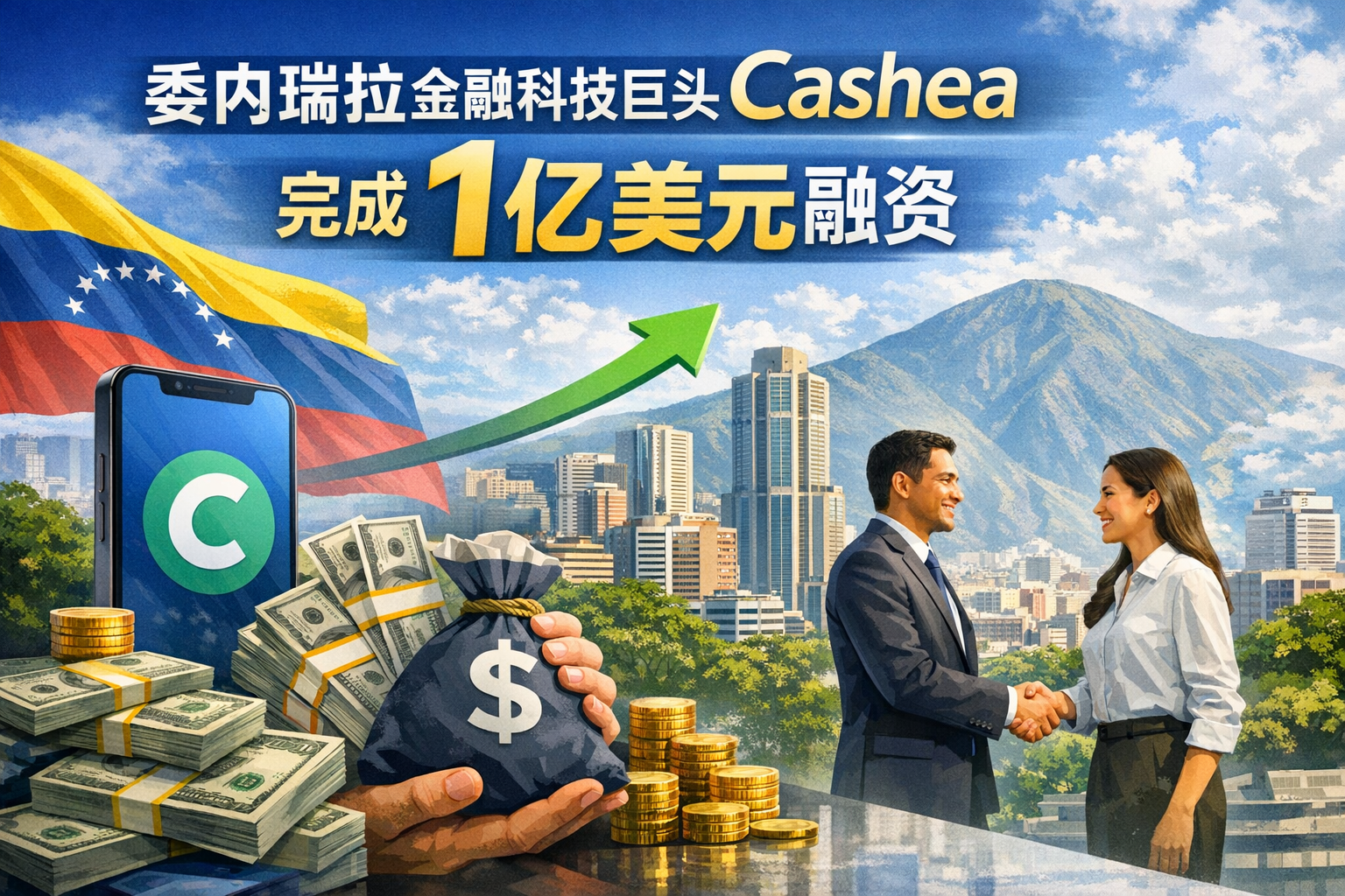 融资|委内瑞拉最大金融科技公司 Cashea 完成 1 亿美元融资