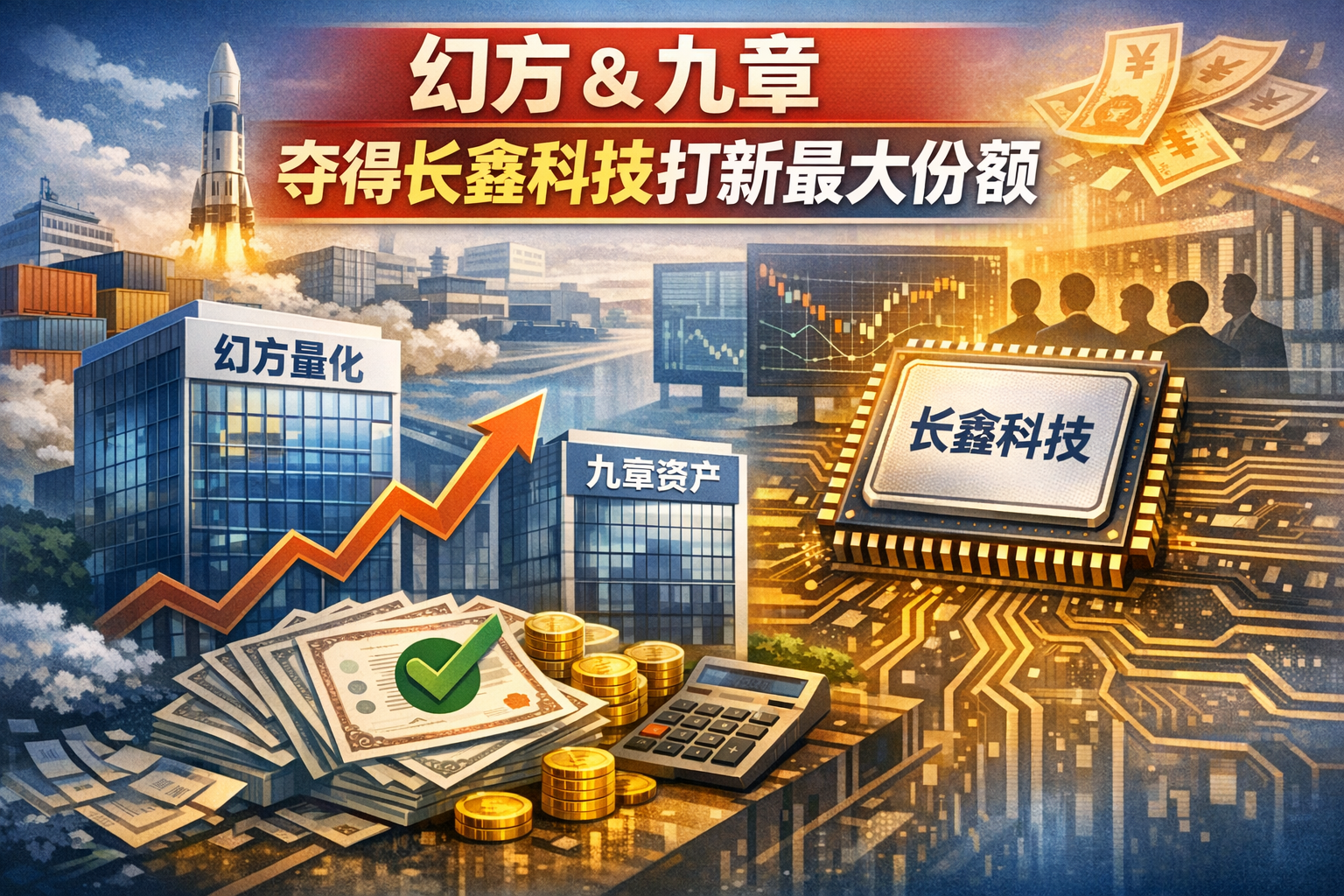 梁文锋旗下幻方、九章夺得长鑫科技私募打新最大份额