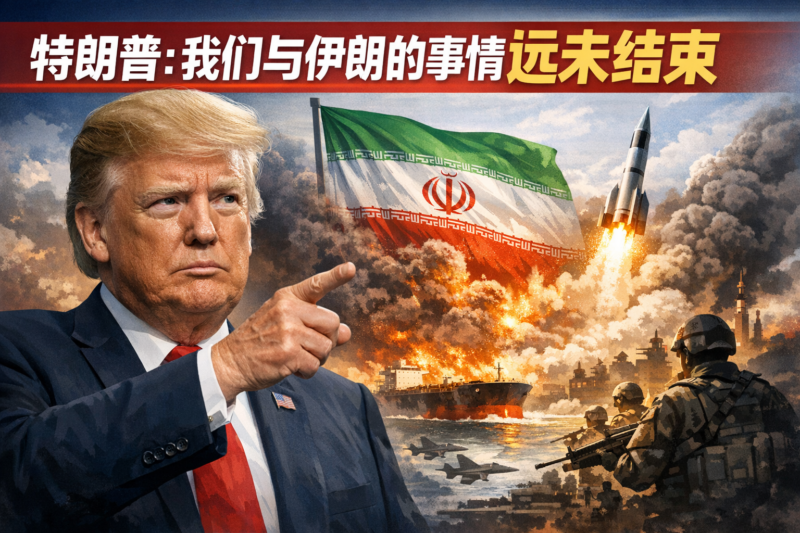特朗普：我们与伊朗的事情远未结束-指挥使社区 - 真实线索、热点议题与深度观察
