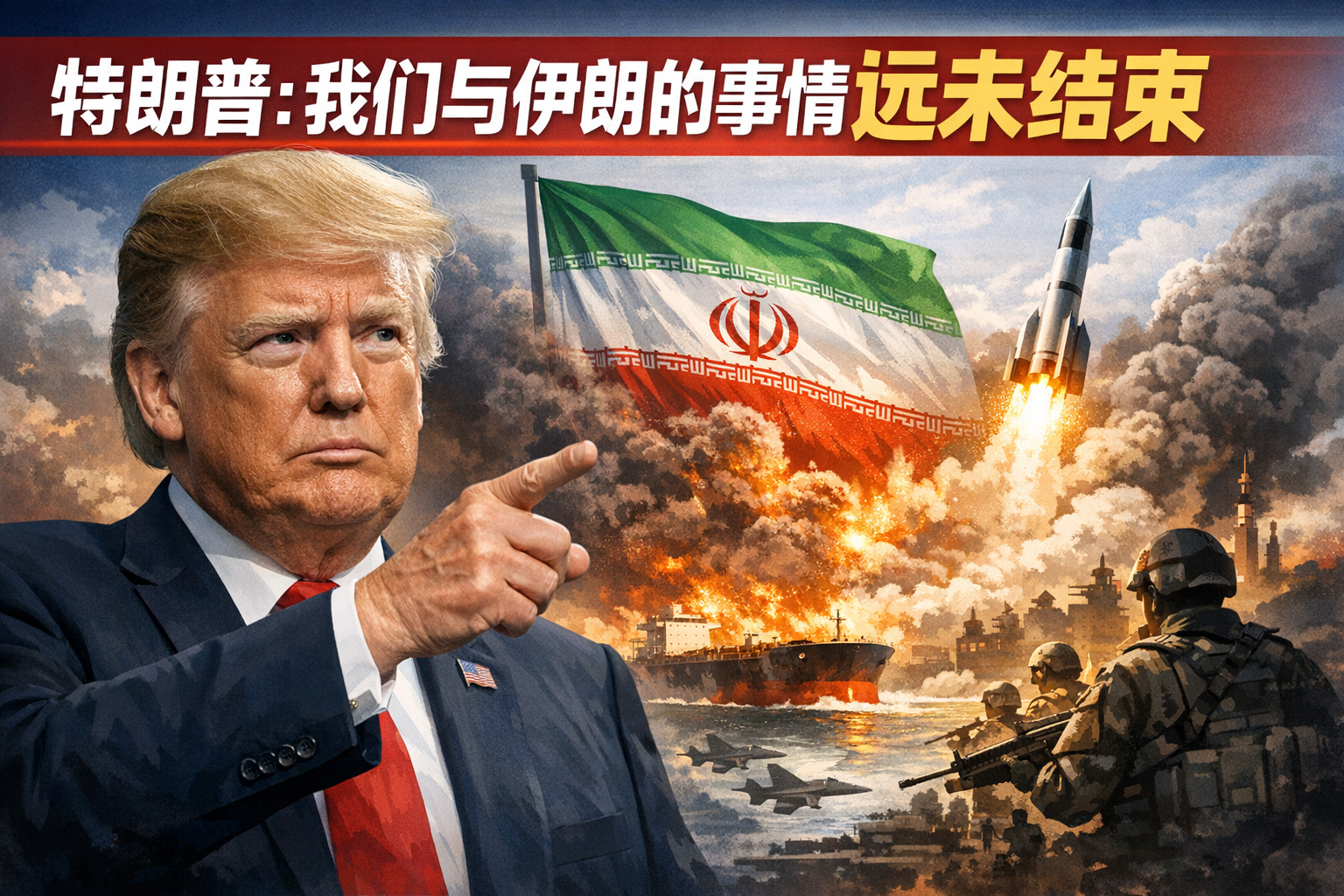 特朗普：我们与伊朗的事情远未结束