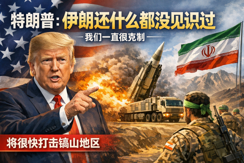 特朗普：伊朗还什么都没见识过，我们一直很克制-指挥使社区 - 真实线索、热点议题与深度观察