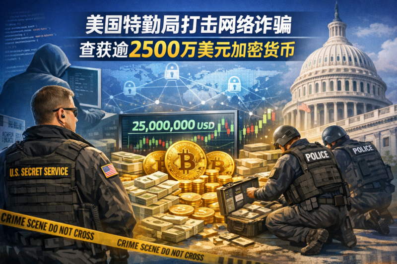 美国特勤局开展网络诈骗特别行动 查获逾2500万美元加密货币资产-指挥使社区 - 真实线索、热点议题与深度观察