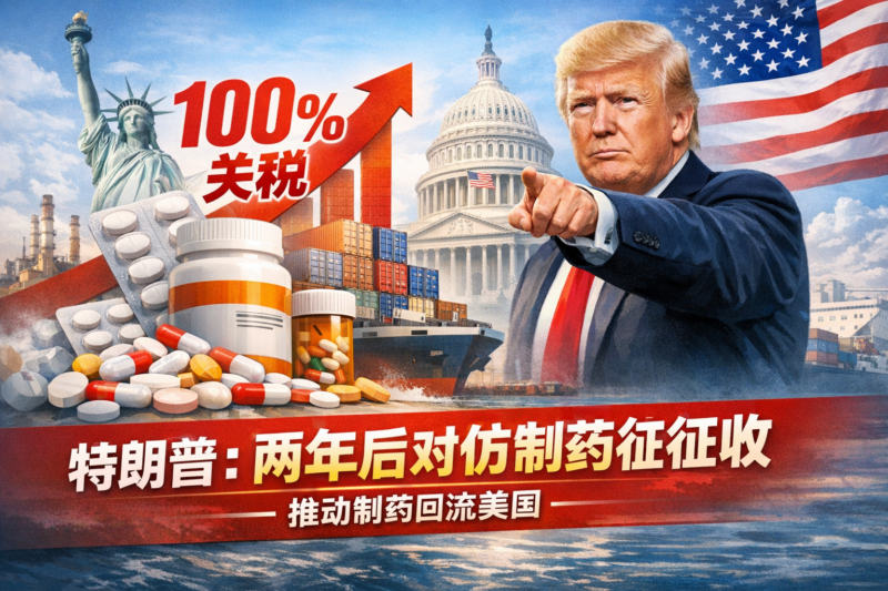 ⚡️特朗普宣布两年后对仿制药征收100%关税-指挥使社区 - 真实线索、热点议题与深度观察