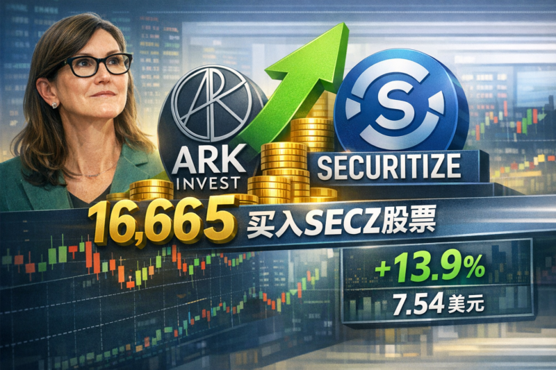 Ark Invest周二买入16,665股Securitize-指挥使社区 - 真实线索、热点议题与深度观察