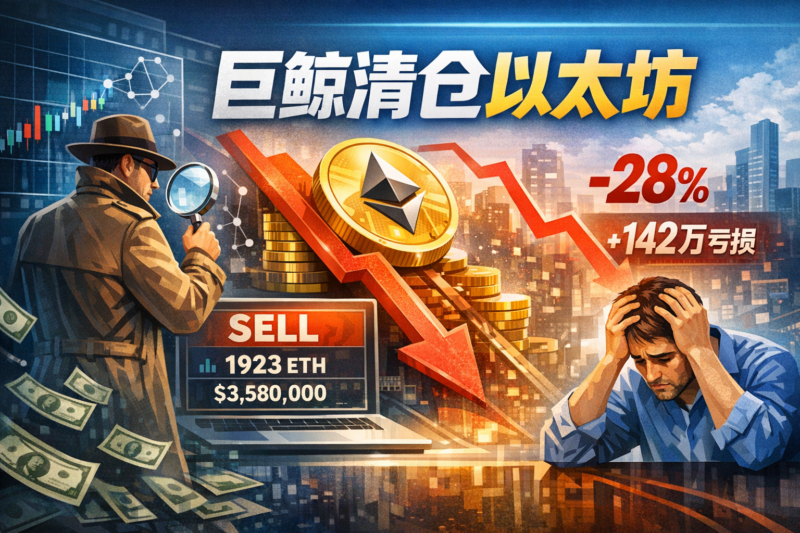 🔍 链上侦探 | 某巨鲸持有以太坊五个月后清仓-指挥使社区 - 真实线索、热点议题与深度观察