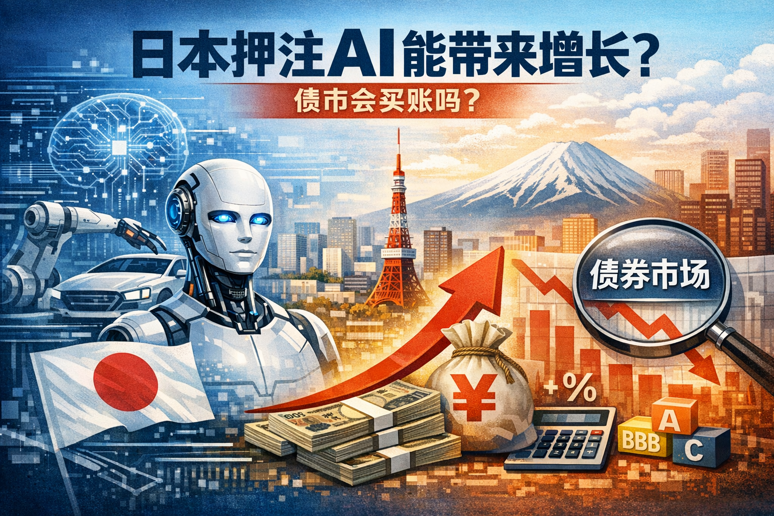 日本想用AI买增长,债市会信吗?