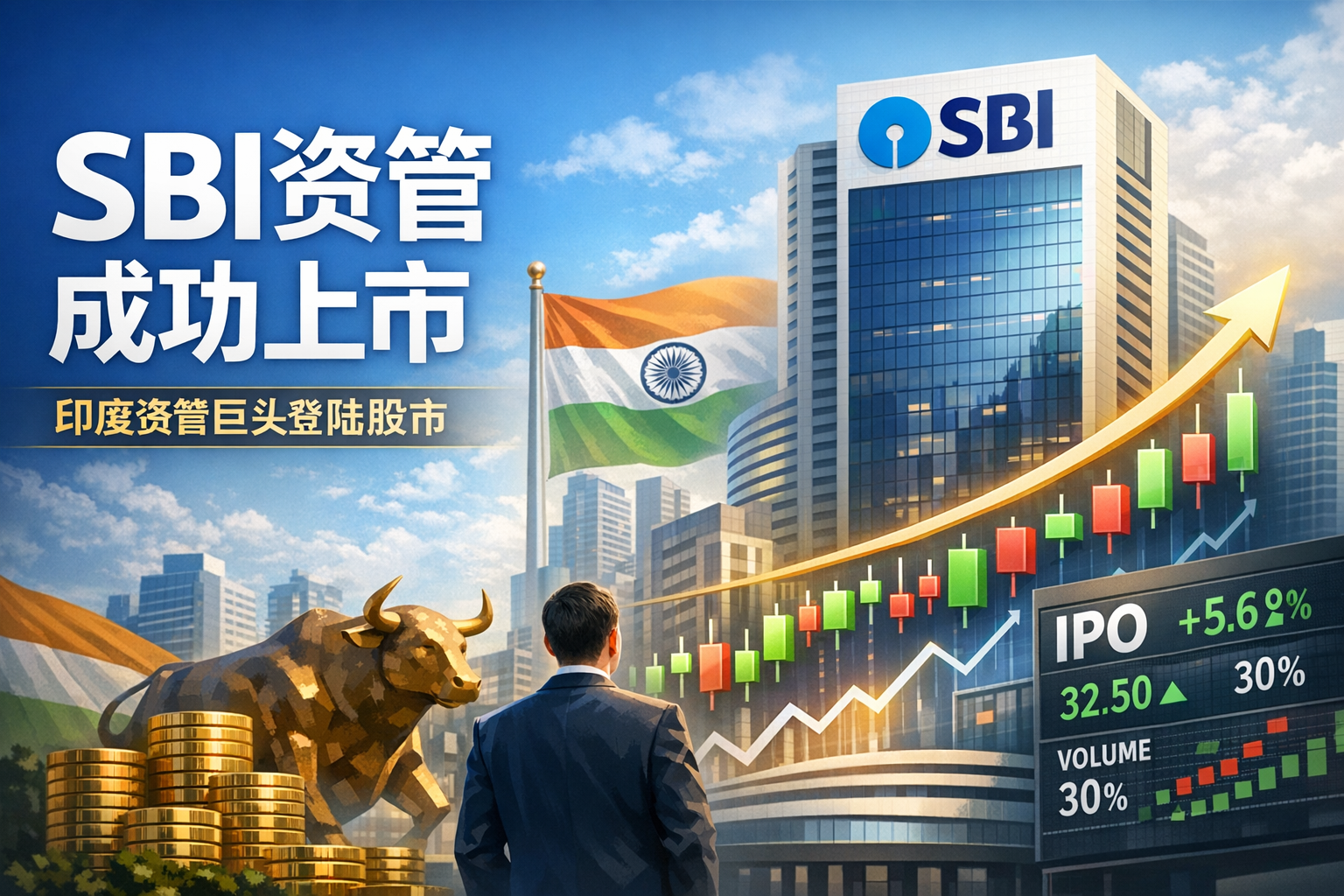 印度最大资管 SBI 上市:交易数据透视的信号