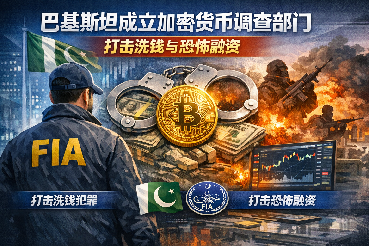 巴基斯坦成立加密货币调查部门 重点打击洗钱及恐怖融资