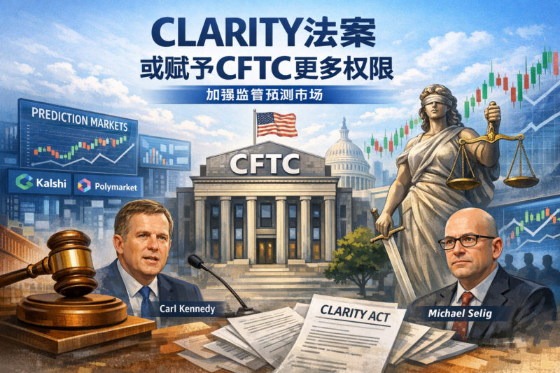 律师:CLARITY法案或赋予CFTC更多权限,加强监管预测市场-指挥使社区 - 真实线索、热点议题与深度观察