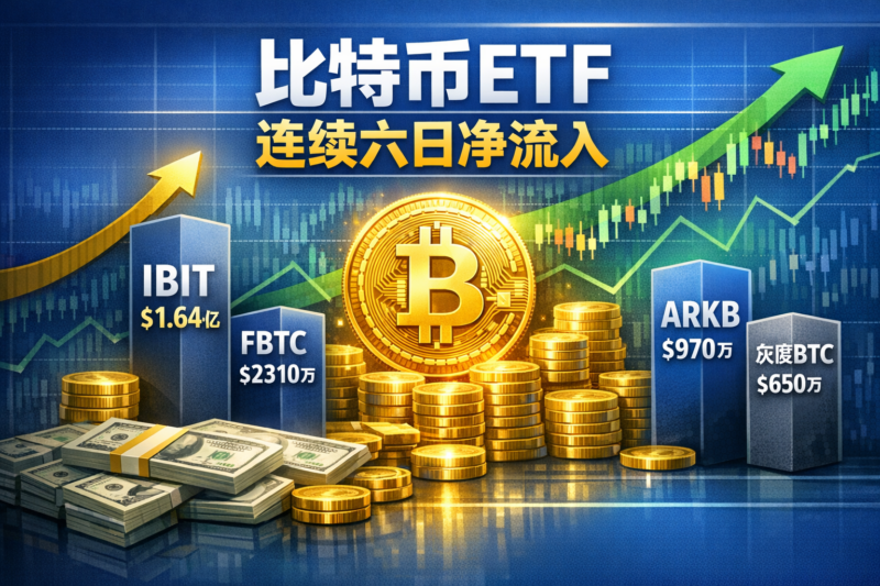 昨日美国现货比特币ETF净流入连续六日-指挥使社区 - 真实线索、热点议题与深度观察