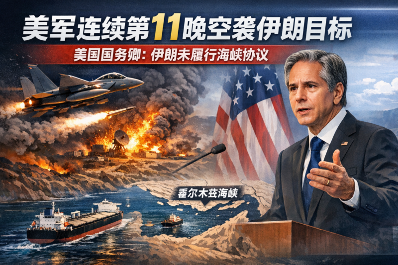 美军连续第11晚空袭伊朗目标 美国国务卿:伊朗未履行霍尔木兹海峡协议-指挥使社区 - 真实线索、热点议题与深度观察