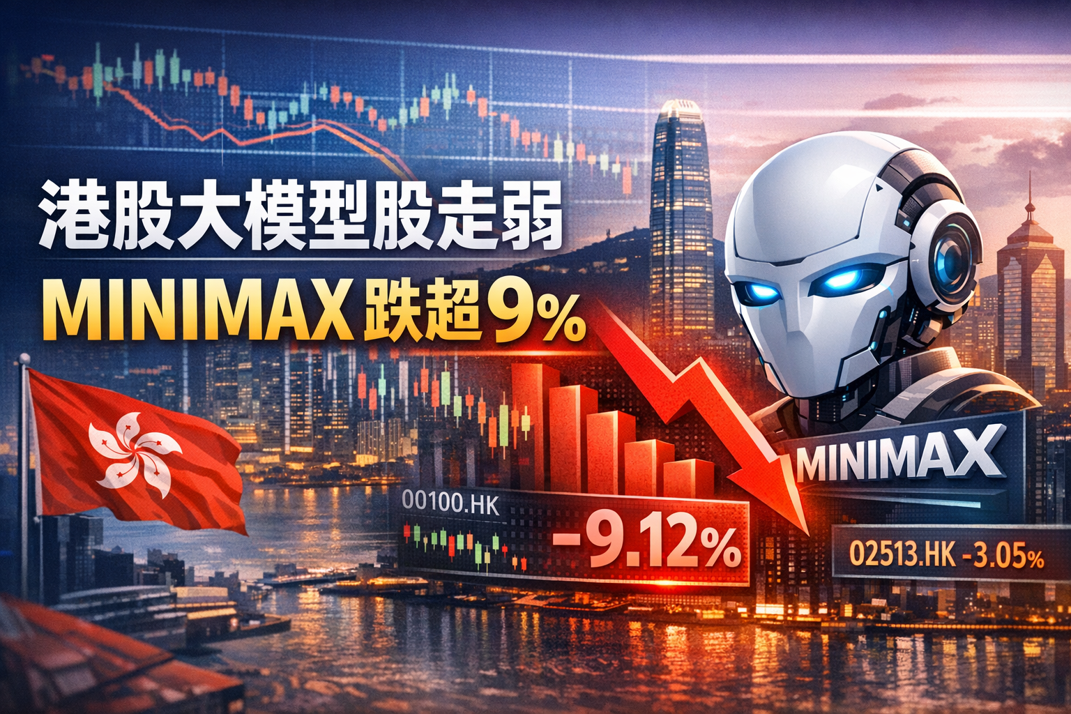 港股大模型股走弱，MINIMAX 跌超 9%