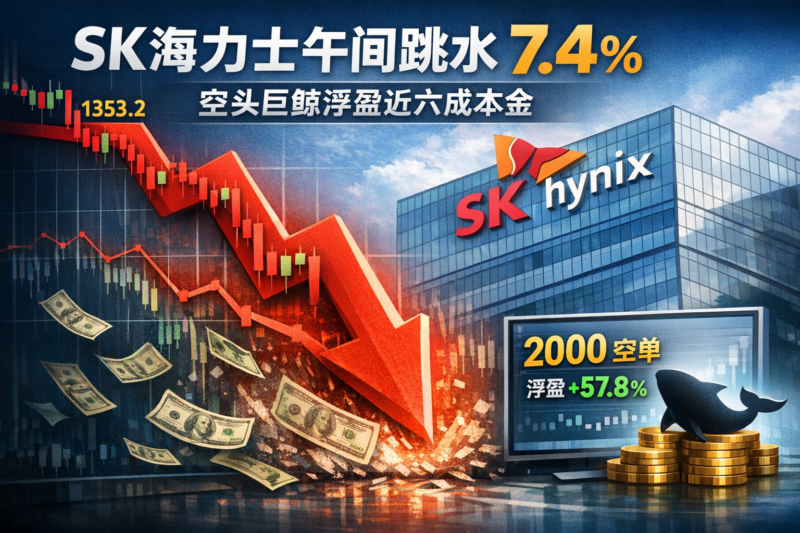 SK海力士午间跳水7.4%,高位布局空单者浮盈近六成本金-指挥使社区 - 真实线索、热点议题与深度观察