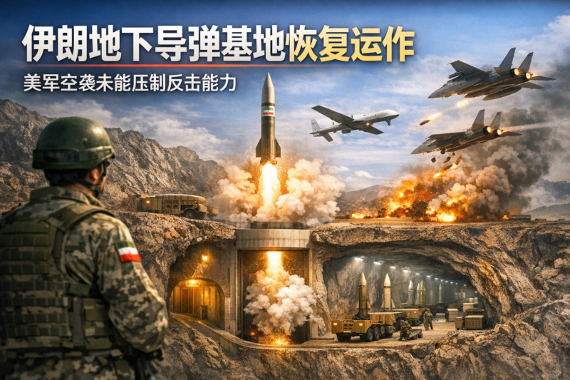 伊朗地下导弹基地恢复运作,美军空袭未能压制反击能力-指挥使社区 - 真实线索、热点议题与深度观察
