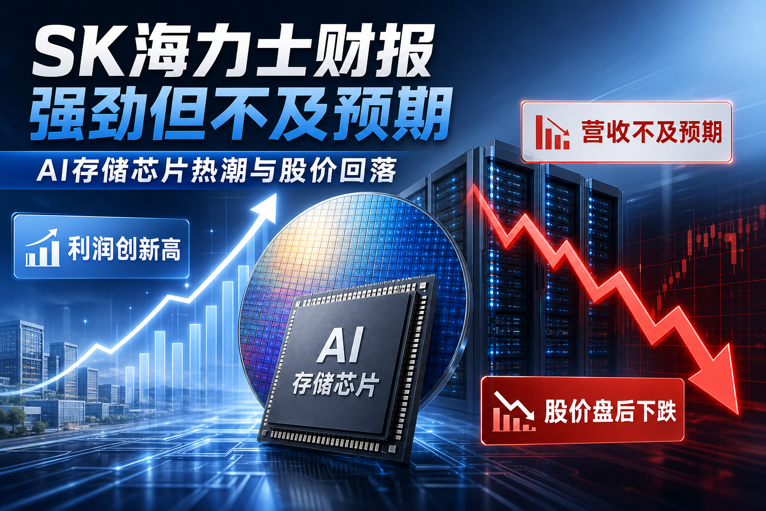 SK海力士利润同比暴增557%,营收与利润仍不及预期