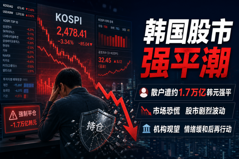 韩国散户遭强平约1.7万亿韩元,机构等待抛售情绪缓和-指挥使社区 - 真实线索、热点议题与深度观察
