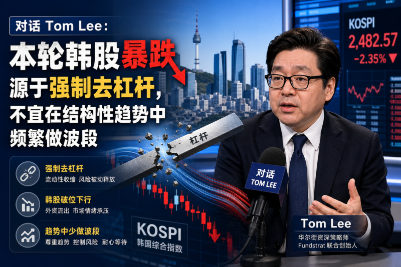 对话 Tom Lee：本轮韩股暴跌源于强制去杠杆，不宜在结构性趋势中频繁做波段-指挥使社区 - 真实线索、热点议题与深度观察