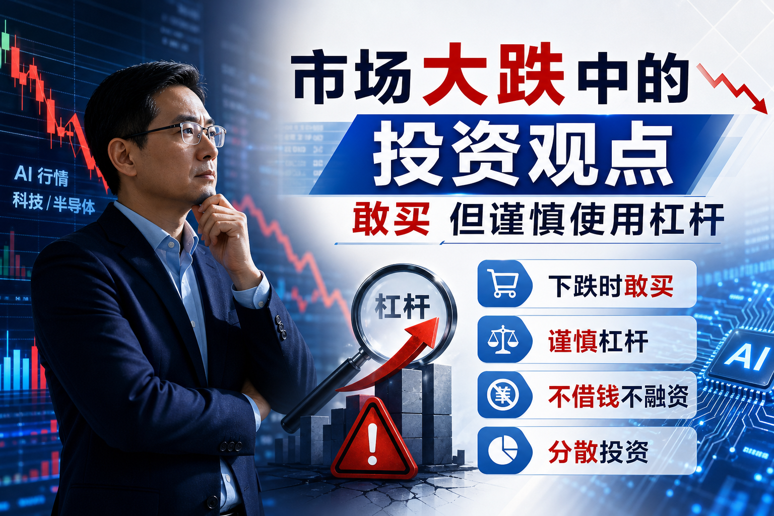 但斌:大跌时要敢买,但应谨慎使用杠杆