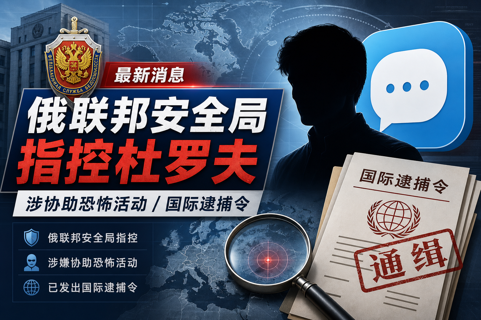 俄罗斯联邦安全局指控 Telegram 创始人协助恐怖活动