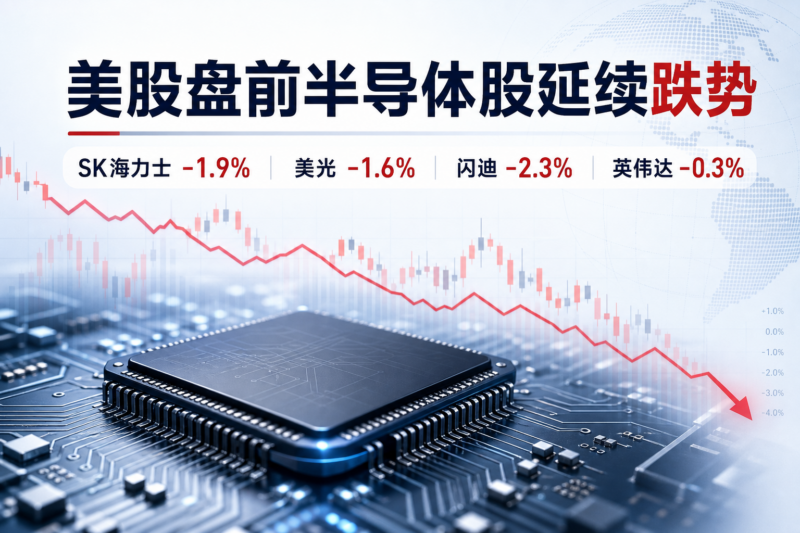 美股盘前半导体股延续近期跌势，SK海力士跌1.9%-指挥使社区 - 真实线索、热点议题与深度观察