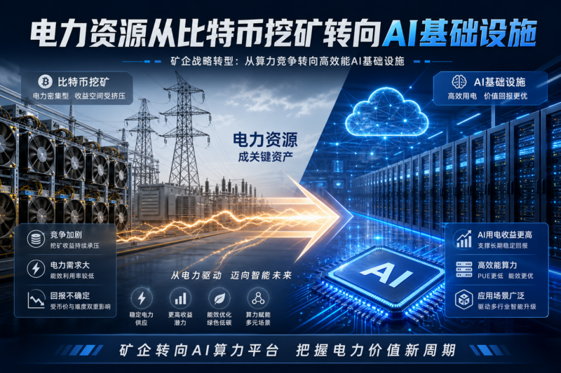 MARA CEO:AI 用电收益远高于比特币挖矿,矿企竞争力将转向电力资源-指挥使社区 - 真实线索、热点议题与深度观察
