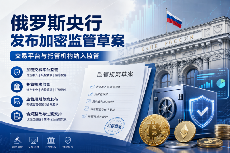 俄罗斯央行发布加密交易平台及托管机构监管规则草案-指挥使社区 - 真实线索、热点议题与深度观察